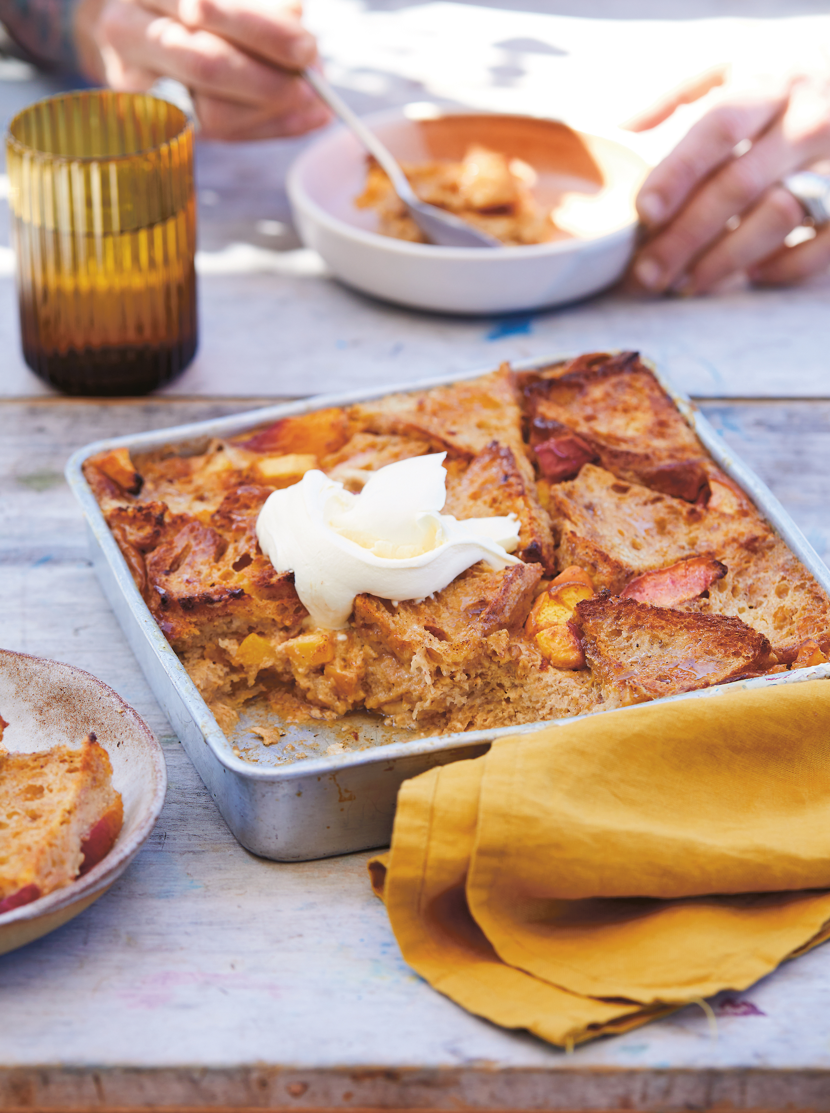 Pudding in a pan