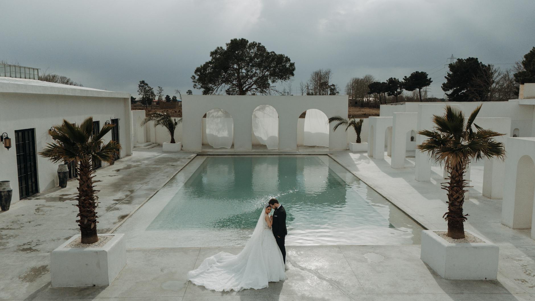 az wedding team bride and groom