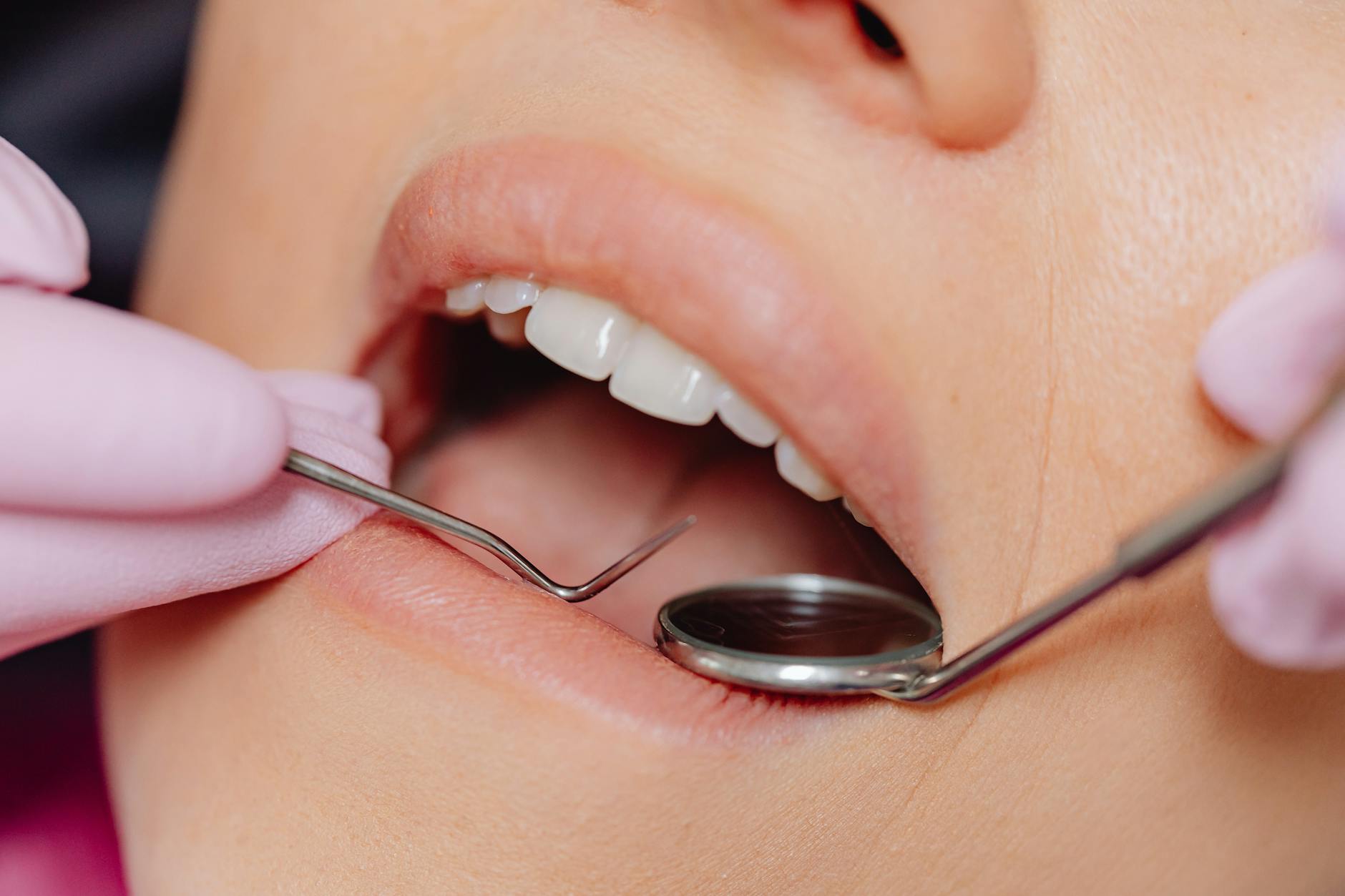 a patient undergoing a dental procedure