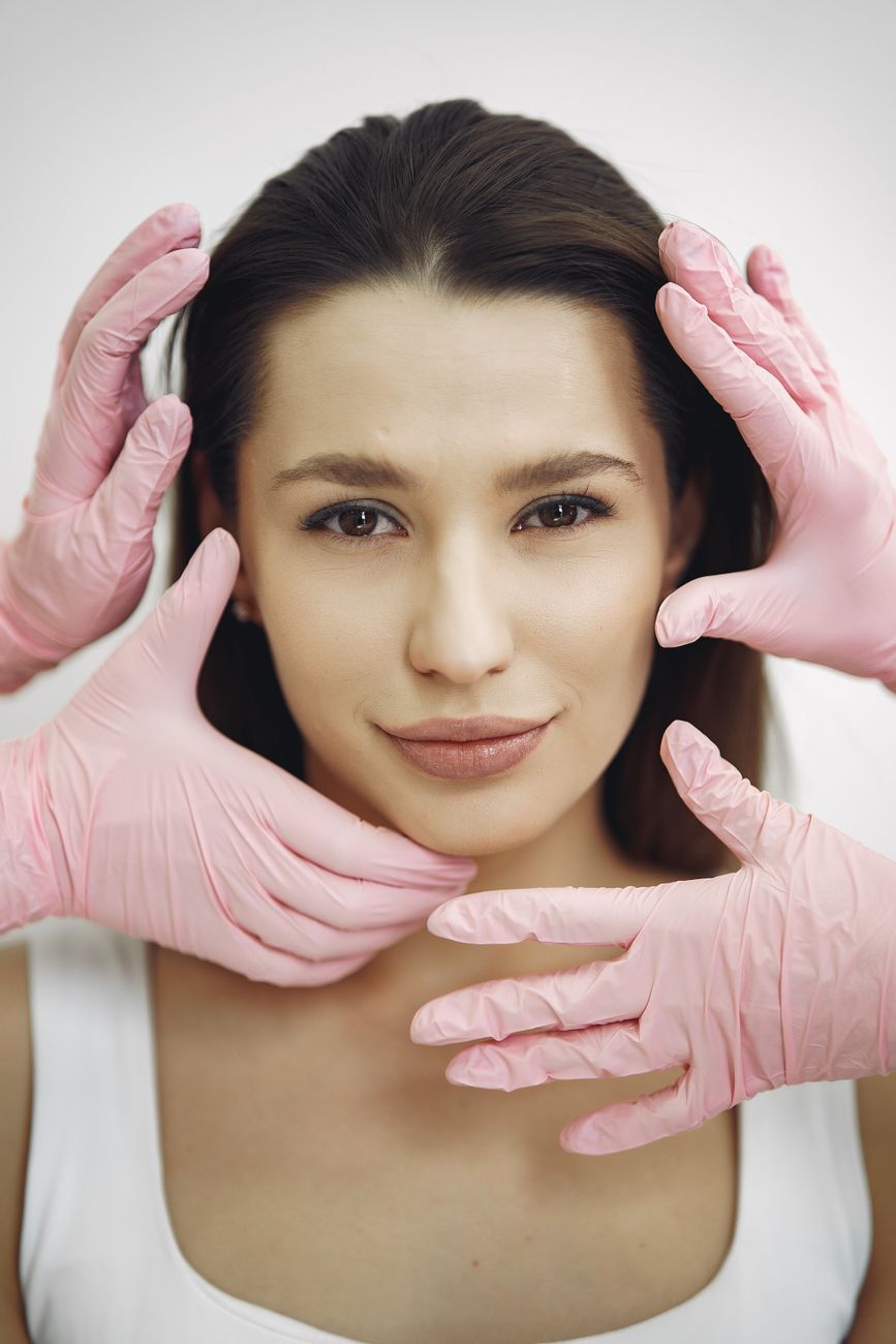 face of a beautiful woman