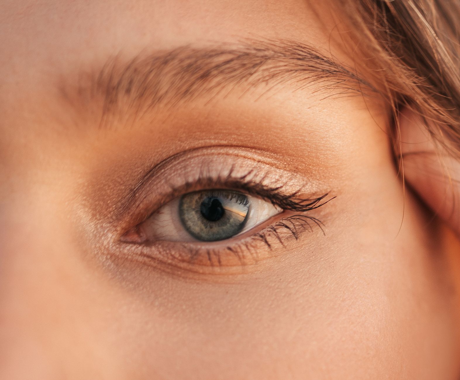 close up photo of an eye