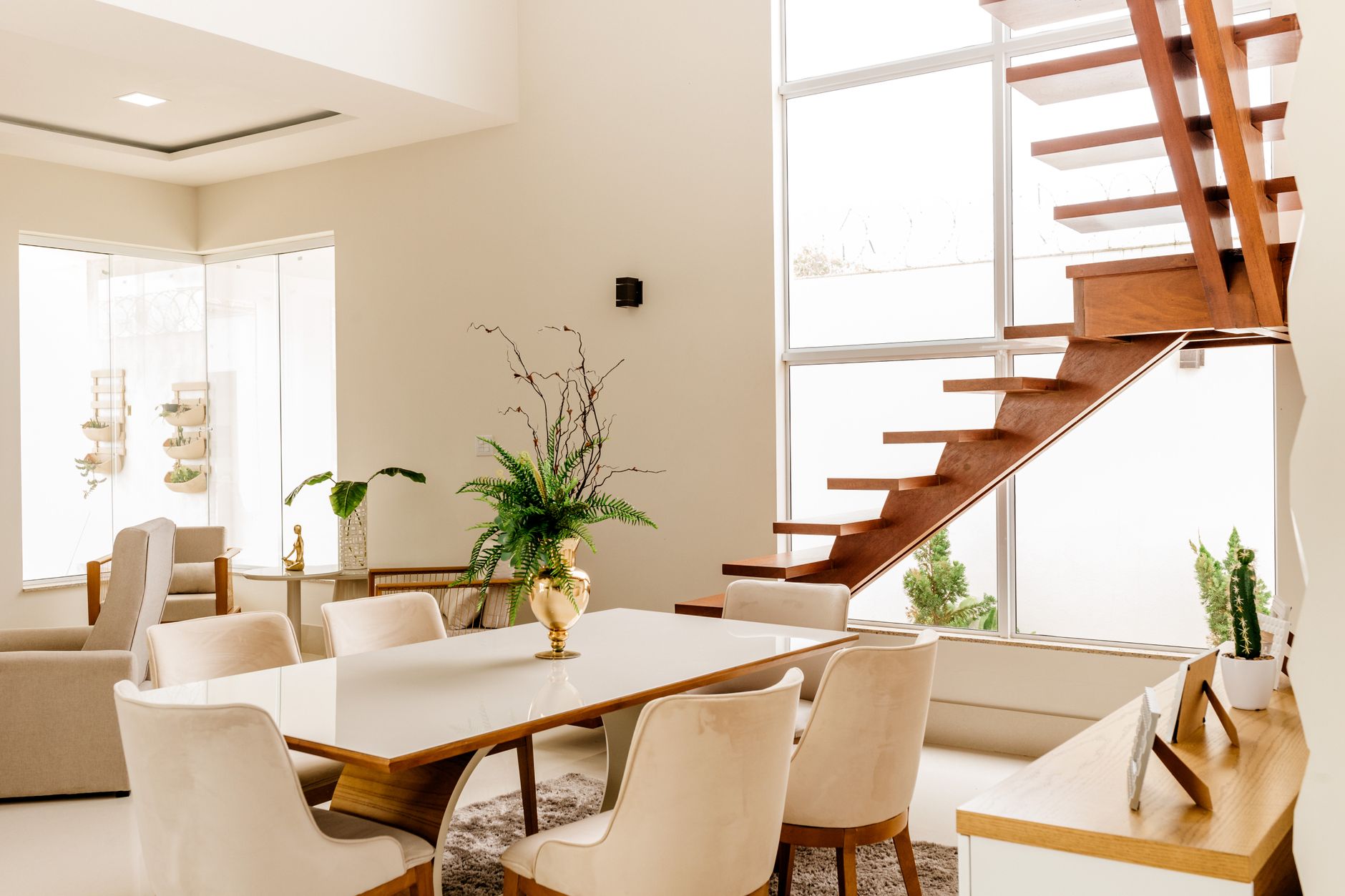 stylish interior in modern residential house