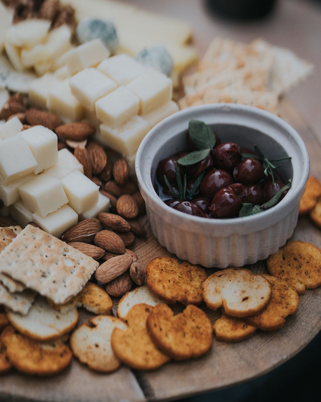close up of snacks